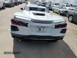 2021 Chevrolet Corvette 3LT with VIN 1G1YC3D42M5123132, listed as a Copart auction lot 75128704 with 0 mi miles and Salvage Title. Bid and sale history available at carsss.com. Image 6.
