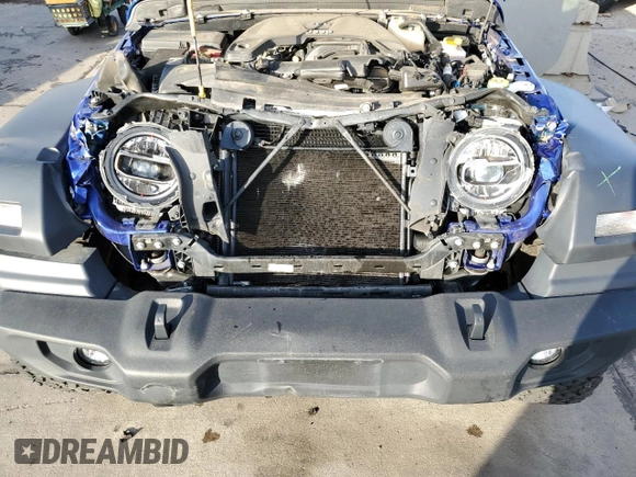 2020 Jeep Wrangler Unlimited Willys with VIN 1C4HJXDG0LW264742, listed as a Copart auction lot 73247804 with 31,745 mi miles and Salvage title. Bid and sale history available at DreamBid. Image 11.