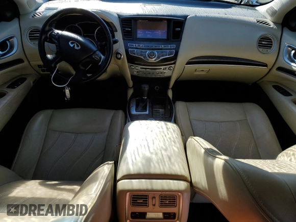 2015 Infiniti QX60 with VIN 5N1AL0MNXFC536958, listed as a Copart auction lot 45581365 with 226,958 mi miles and Salvage Title. Bid and sale history available at DreamBid. Image 8.