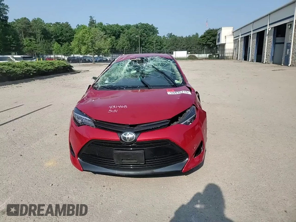 2019 Toyota Corolla L z VIN 5YFBURHE0KP861219, wystawiony jako Copart lot #59435715 z przebiegiem Nie podano mil oraz Szkoda całkowita • Salvage title. Historia ofert i sprzedaży dostępna na DreamBid. Obrazek 13.
