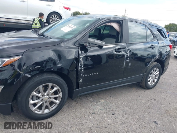 2020 Chevrolet Equinox LS with VIN 2GNAXHEV5L6193512, listed as a IAAI auction lot 41905209 with 56,473 mi miles. Bid and sale history available at carsss.com. Image 6.