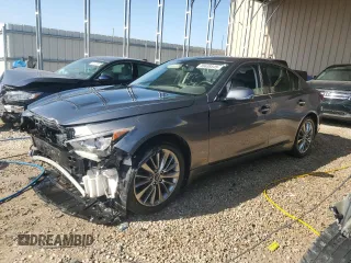 2018 Infiniti Q50 3.0t SPORT with VIN JN1EV7AR5JM442508, listed as a Copart auction lot 46638545 with 68,638 mi miles and Salvage Title. Bid and sale history available at carsss.com. Image 1.