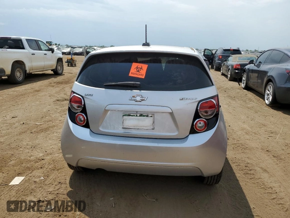 2015 Chevrolet Sonic LS with VIN 1G1JB6SH4F4198631, listed as a Copart auction lot 63808334 with 147,662 mi miles and Salvage title. Bid and sale history available at DreamBid. Image 6.