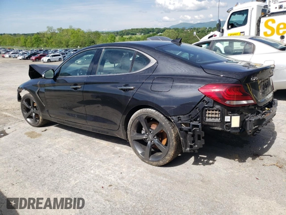 2019 Genesis G70 Advanced z VIN KMTG44LA2KU030841, wystawiony jako Copart lot #55983655 z przebiegiem 64 055 mil mil oraz Szkoda całkowita • Salvage title. Historia ofert i sprzedaży dostępna na DreamBid. Obrazek 2.