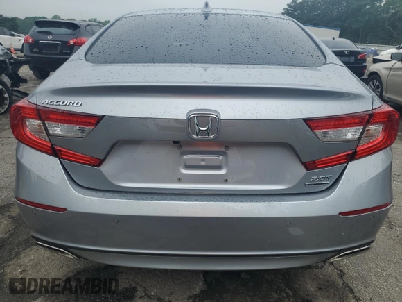 2020 Honda Accord Touring with VIN 1HGCV2F90LA031054, listed as a Copart auction lot 55806185 with 76,678 mi miles and Salvage title. Bid and sale history available at DreamBid. Image 6.