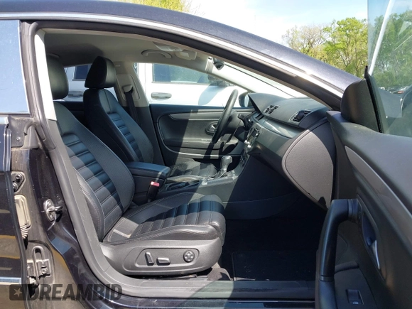2012 Volkswagen CC Sport PZEV with VIN WVWMP7ANXCE507124, listed as a IAAI auction lot 42105616 with 128,873 mi miles. Bid and sale history available at carsss.com. Image 5.