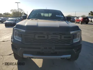 2024 Ford Ranger Raptor with VIN 1FTER4LR1RLE23193, listed as a Copart auction lot 77737244 with 12,283 mi miles and Salvage Title. Bid and sale history available at carsss.com. Image 5.