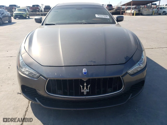 2014 Maserati Ghibli S Q4 with VIN ZAM57RTA7E1085782, listed as a Copart auction lot 75537634 with 111,616 mi miles and Salvage Title. Bid and sale history available at carsss.com. Image 5.