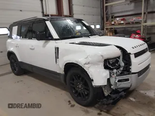 2020 Land Rover Defender SE with VIN SALEPEEU6L2010608, listed as a IAAI auction lot 41541187 with 49,733 mi miles and . Bid and sale history available at DreamBid. Image 1.