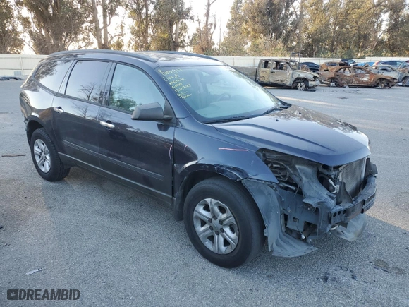 2016 Chevrolet Traverse LS with VIN 1GNKRFED5GJ121857, listed as a Copart auction lot 88143455 with 0 mi miles and Salvage Title. Bid and sale history available at carsss.com. Image 4.