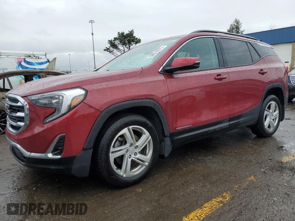 2018 GMC Terrain SLE with VIN 3GKALTEX7JL122138, listed as a Copart auction lot 50974075 with 93,817 mi miles and Clean Title. Bid and sale history available at carsss.com. Image 1.