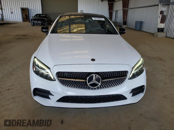 2020 Mercedes-Benz C 300 with VIN W1KWJ8DB2LF985202, listed as a Copart auction lot 53155975 with 48,895 mi miles and Salvage Title. Bid and sale history available at DreamBid. Image 5.