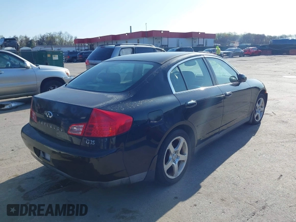 2004 Infiniti G35 w/Leather with VIN JNKCV51E94M609249, listed as a IAAI auction lot 41911426 with 200,461 mi miles and . Bid and sale history available at DreamBid. Image 4.