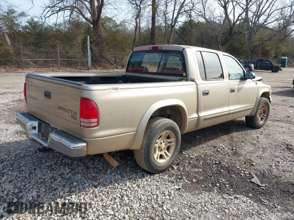2003 Dodge Dakota SLT with VIN 1D7HL48X53S348636, listed as a IAAI auction lot 41329221 with 133,075 mi miles. Bid and sale history available at carsss.com. Image 4.