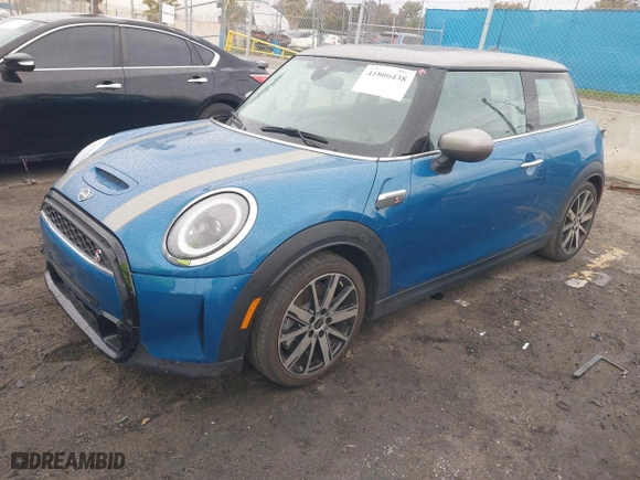 2023 MINI Hardtop 2 Door Cooper S with VIN WMW53DH00P2S86792, listed as a IAAI auction lot 41806438 with 30,078 mi miles. Bid and sale history available at carsss.com. Image 17.