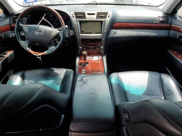 2009 Lexus LS 460 with VIN JTHBL46F695084665, listed as a Copart auction lot 53698205 with 59,679 mi miles and Clean Title. Bid and sale history available at carsss.com. Image 8.