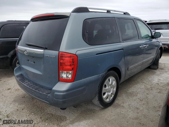 2008 Hyundai Entourage GLS with VIN KNDMC233386044562, listed as a Copart auction lot 74676734 with 61,874 mi miles and Salvage Title. Bid and sale history available at carsss.com. Image 3.