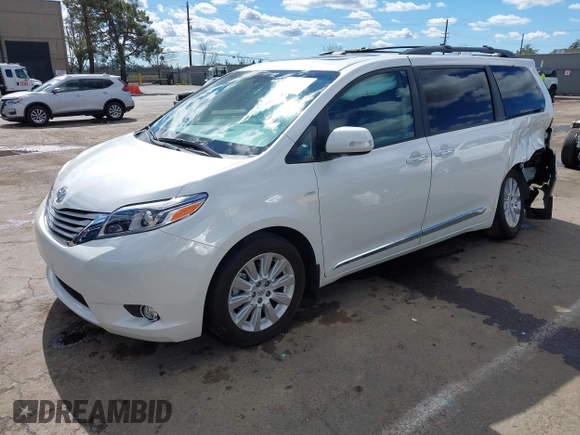 2016 Toyota Sienna Ltd with VIN 5TDDK3DC3GS144473, listed as a IAAI auction lot 41681218 with 32,080 mi miles. Bid and sale history available at carsss.com. Image 18.