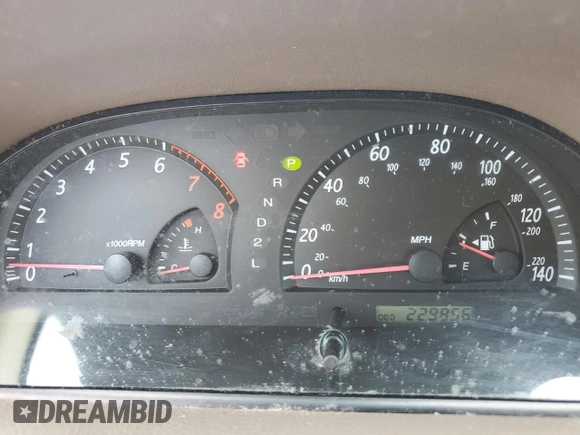 2004 Toyota Camry LE z VIN JTDBE32K440281087, wystawiony jako Copart lot #60486995 z przebiegiem 229 856 mil mil oraz Czysty tytuł • Clean title. Historia ofert i sprzedaży dostępna na DreamBid. Obrazek 10.