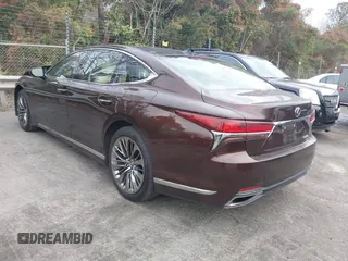 2018 Lexus LS with VIN JTHB5LFF5J5003051, listed as a IAAI auction lot 41843702 with 29,026 mi miles. Bid and sale history available at carsss.com. Image 3.