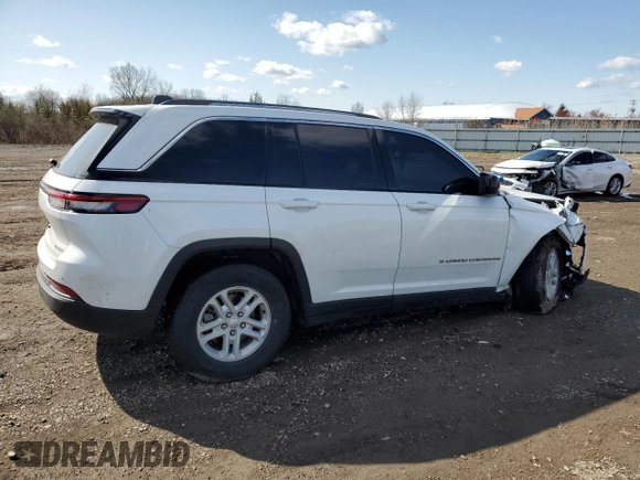 2023 Jeep Grand Cherokee Laredo z VIN 1C4RJHAGXPC619230, wystawiony jako Copart lot #52412175 z przebiegiem 36 255 mil mil oraz Szkoda całkowita • Salvage title. Historia ofert i sprzedaży dostępna na DreamBid. Obrazek 3.