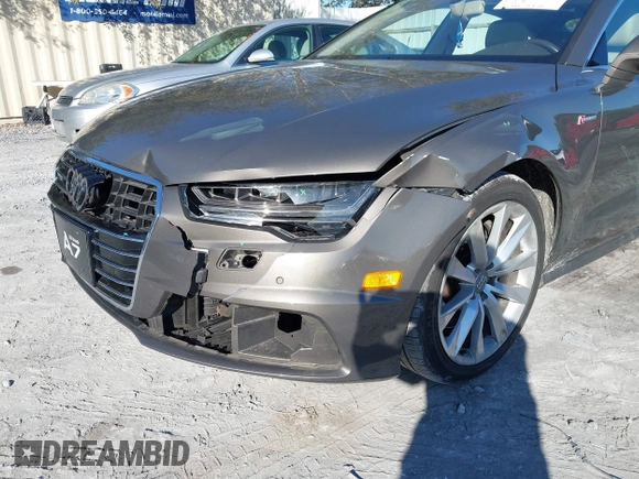 2016 Audi A7 3.0 Premium Plus with VIN WAUWGAFC2GN105498, listed as a IAAI auction lot 41488062 with 120,393 mi miles. Bid and sale history available at carsss.com. Image 6.