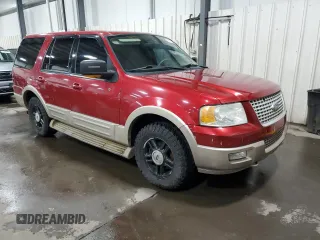 2005 Ford Expedition Eddie Bauer z VIN 1FMFU18505LA32517, wystawiony jako Copart lot #51774225 z przebiegiem 236 079 mil mil oraz Szkoda całkowita • Salvage title. Historia ofert i sprzedaży dostępna na DreamBid. Obrazek 4.