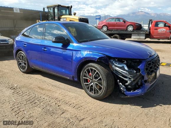 2024 Audi SQ5 Sportback Premium Plus with VIN WA124AFY2R2088187, listed as a Copart auction lot 73215564 with 106 mi miles and Salvage Title. Bid and sale history available at carsss.com. Image 4.