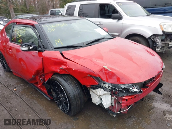 2016 Scion tC with VIN JTKJF5C76GJ025944, listed as a IAAI auction lot 41160529 with 121,495 mi miles. Bid and sale history available at carsss.com. Image 6.