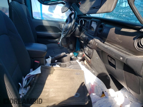 2020 Jeep Wrangler Unlimited Willys with VIN 1C4HJXDN4LW137202, listed as a Copart auction lot 86858234 with 109,509 mi miles and Salvage title. Bid and sale history available at DreamBid. Image 7.