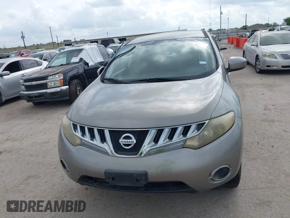 2009 Nissan Murano S with VIN JN8AZ18U59W000839, listed as a IAAI auction lot 42142054 with 181,766 mi miles. Bid and sale history available at carsss.com. Image 6.
