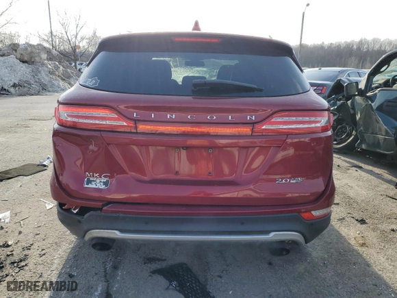 2016 Lincoln MKC Select with VIN 5LMCJ2D98GUJ28108, listed as a Copart auction lot 41863405 with 131,871 mi miles and Salvage Title. Bid and sale history available at carsss.com. Image 6.