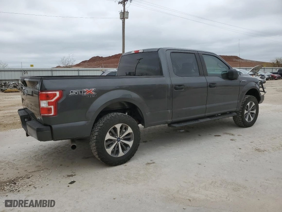 2019 Ford F-150 XL with VIN 1FTFW1E47KKF27969, listed as a Copart auction lot 51503095 with 129,861 mi miles and Clean Title. Bid and sale history available at carsss.com. Image 3.
