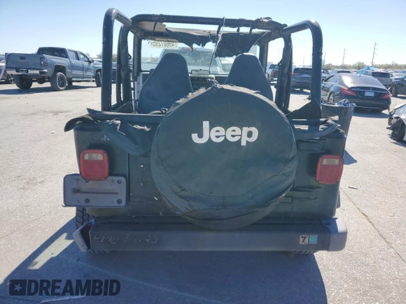 2000 Jeep Wrangler SE with VIN 1J4FA29P3YP761511, listed as a Copart auction lot 49607295 with 90,024 mi miles and Clean Title. Bid and sale history available at carsss.com. Image 6.