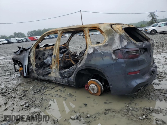 2021 BMW X5 xDrive40i with VIN 5UXCR6C07M9E66741, listed as a Copart auction lot 56325415 with Not provided miles and Salvage title. Bid and sale history available at DreamBid. Image 2.