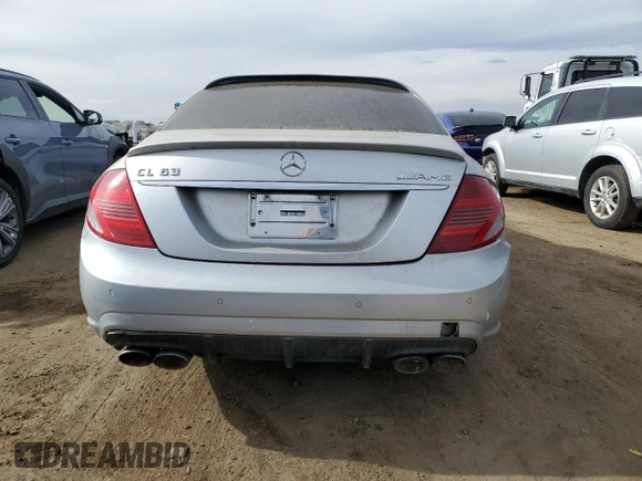 2008 Mercedes-Benz CL-Class V8 AMG with VIN WDDEJ77X48A008175, listed as a Copart auction lot 89222565 with 0 mi miles and Clean Title. Bid and sale history available at carsss.com. Image 6.