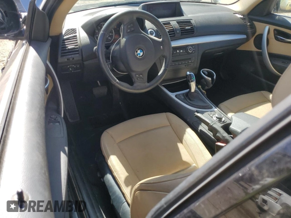 2011 BMW 1 Series 128i with VIN WBAUP7C58BVK78953, listed as a Copart auction lot 46191155 with 87,779 mi miles and Salvage Title. Bid and sale history available at DreamBid. Image 8.