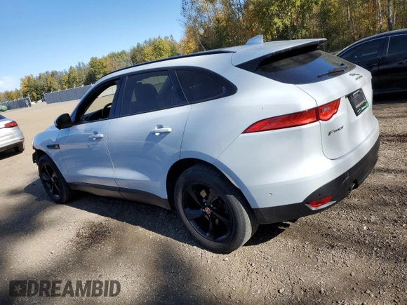 2019 Jaguar F-Pace 25t Prestige with VIN SADCK2FX1KA392222, listed as a Copart auction lot 76044604 with 105,235 mi miles and Salvage Title. Bid and sale history available at DreamBid. Image 2.