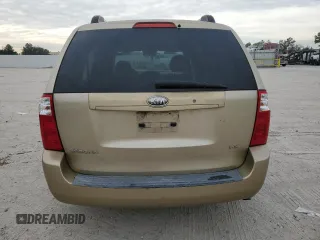 2008 Kia Sedona LX with VIN KNDMB233686258013, listed as a Copart auction lot 50069834 with 308,111 mi miles and Salvage Title. Bid and sale history available at carsss.com. Image 6.