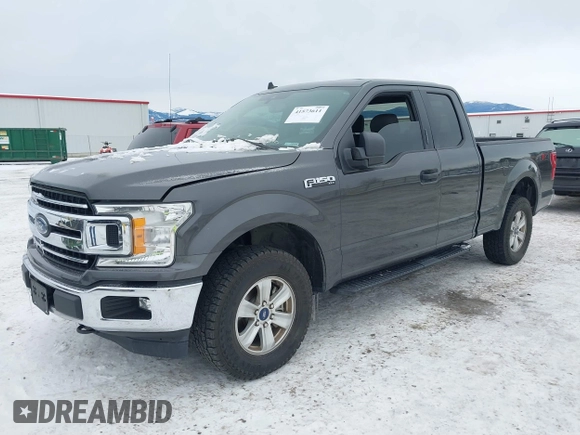 2020 Ford F-150 XL with VIN 1FTEX1EP5LKE45629, listed as a IAAI auction lot 41573611 with 90,664 mi miles. Bid and sale history available at carsss.com. Image 2.