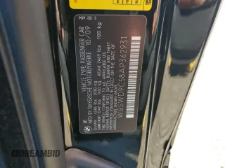 2010 BMW M3 with VIN WBSWD9C58AP362931, listed as a Copart auction lot 73544424 with 66,067 mi miles and Salvage title. Bid and sale history available at DreamBid. Image 13.