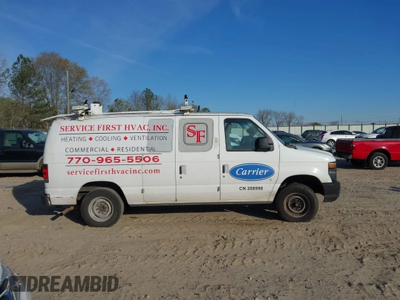 2013 Ford Econoline Cargo Commercial with VIN 1FTNE1EW4DDA35701, listed as a IAAI auction lot 41900327 with 226,733 mi miles and . Bid and sale history available at carsss.com. Image 13.