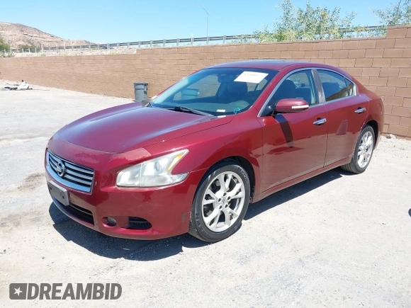 2013 Nissan Maxima S with VIN 1N4AA5AP5DC836150, listed as a IAAI auction lot 42709973 with 215,147 mi miles and . Bid and sale history available at DreamBid. Image 2.