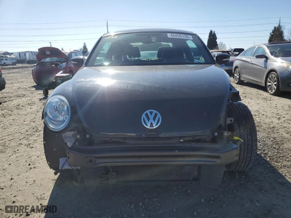 2014 Volkswagen Beetle 2.5L PZEV with VIN 3VWHP7AT1EM606988, listed as a Copart auction lot 46456155 with 39,911 mi miles and Salvage Title. Bid and sale history available at carsss.com. Image 5.