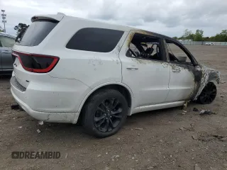 2018 Dodge Durango GT z VIN 1C4RDJDG7JC329545, wystawiony jako Copart lot #57841145 z przebiegiem Nie podano mil oraz Szkoda całkowita • Salvage title. Historia ofert i sprzedaży dostępna na DreamBid. Obrazek 3.