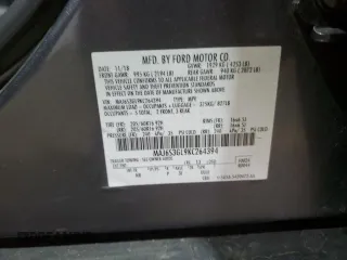 2019 Ford EcoSport SE with VIN MAJ6S3GL9KC264394, listed as a Copart auction lot 50879545 with 126,151 mi miles and Salvage Title. Bid and sale history available at carsss.com. Image 14.