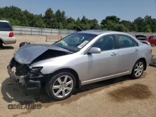 2004 Acura TSX z VIN JH4CL96804C038465, wystawiony jako Copart lot #59742455 z przebiegiem 214 215 mil mil oraz Szkoda całkowita • Salvage title. Historia ofert i sprzedaży dostępna na DreamBid. Obrazek 1.