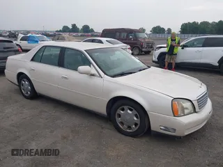 2002 Cadillac DeVille z VIN 1G6KD54Y32U248719, wystawiony jako IAAI lot #42437299 z przebiegiem Nie podano mil oraz . Historia ofert i sprzedaży dostępna na DreamBid. Obrazek 1.