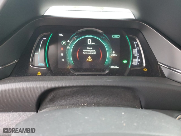 2022 Hyundai Ioniq Hybrid SE with VIN KMHC75LC2NU279491, listed as a Copart auction lot 42731915 with 25,943 mi miles and Salvage Title. Bid and sale history available at carsss.com. Image 9.