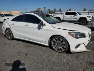 2018 Mercedes-Benz CLA with VIN WDDSJ4EB2JN639546, listed as a Copart auction lot 52007175 with 179,547 mi miles and Salvage Title. Bid and sale history available at carsss.com. Image 4.